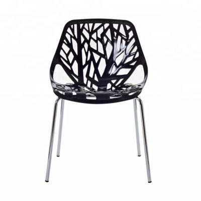 China Dining Chair Wholesale Out Of Plastic Caffe Chair , Modern Cafe Chair Stackable Chair for sale