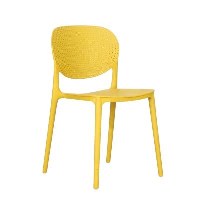 China Full PP Plastic Dining Chair Modern Bulk Modern Stackable Dining Chair Wholesale for sale