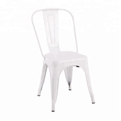 China Dining Cheap Metal Chairs White Dining Chair Vintage Metal Chair for sale