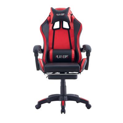 China Home Office Comfortable Back Ergonomic Swivel Adjustable (Height) High Racing PC Computer Gamer Gaming Chairs With Footrest for sale