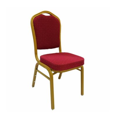 China Cheap Hotel Metal Chair Wedding Chair High Quality Metal Banquet Dining Chair for sale