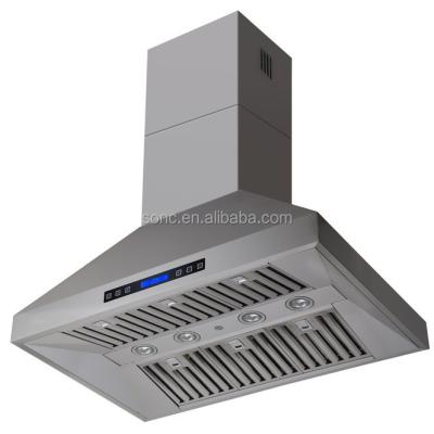 China Household High Quality Island Mounted BBQ Range Hood for sale