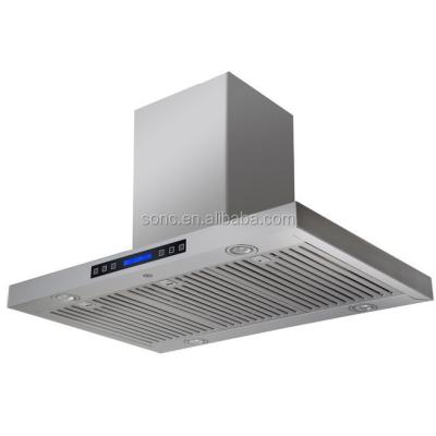 China Household Island Mounted stainless steel Range Hood T Model for sale