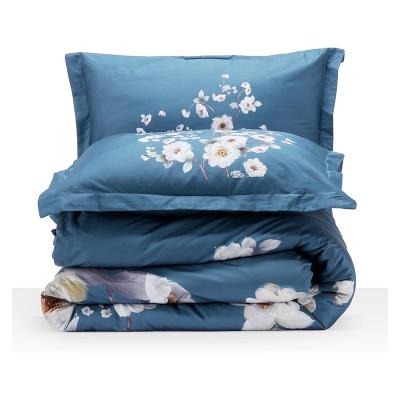 China Durable Hot Selling High Quality Bedding Set Sheet Comforter Plaid Patterns Soft Breathable Bedding Set for sale