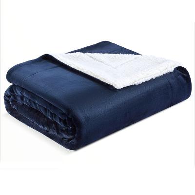 China Newest Sustainable Hot Sale Flannel Fleece Sherpa Throw Super Soft Custom Wearable White Oversized Blanket for sale