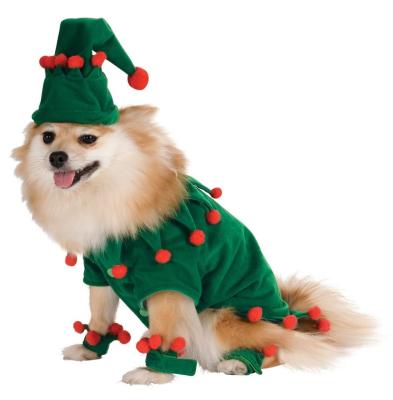 China C&C Sustainable Small Dogs Christmas Costumes Cute Christmas Tree Christmas Pet Clothes For Soft Dog Pajamas Costume Shirts for sale