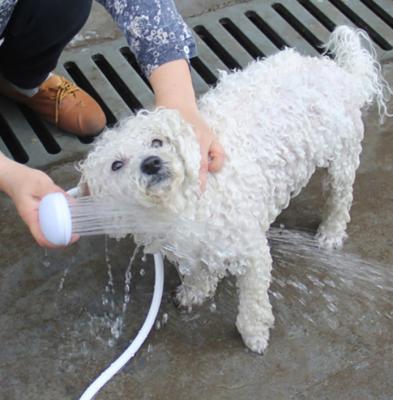 China C&C Viable Pet Bathing Shower Tool for Pets Shower Dog Pet Shower Head Hot Dog Sprayer Bathing Tool 360 Length Wash Hair Hose for sale