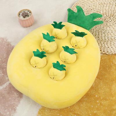 China C&C Viable Radish For Pet Educational Pet Plush Toy Dog Carrots Birthday Gift Enlightenment Pull Puzzle Plush Toys for sale