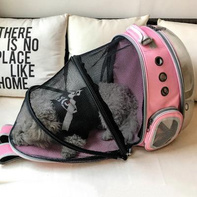 China C&C Space Capsule Travel Cat Show Backpack Breathable Transparent Viable Outdoor Pet Carrier Capsule Backpack for sale