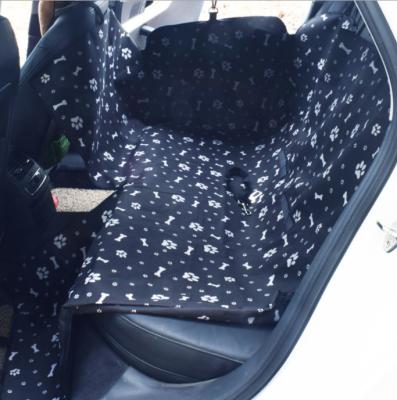 China Travel C&C Car Pet Hammock Waterproof Dog Back Seat Cover for sale