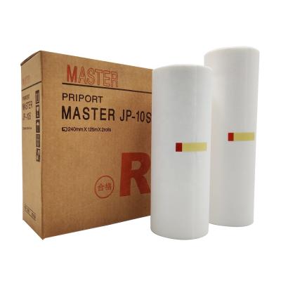 China Ricoh JP10 B4 Gestetner CPMT15 A4 CPMT12 B4 Permanent Compatible Digital Duplicator Master Roll Factory Price for sale