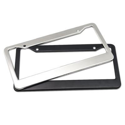 China High Quality Stainless Steel USA Versaion Auto Car SUV License Plate Frame Bracket Holder USA Version Cars 31*16cm for sale