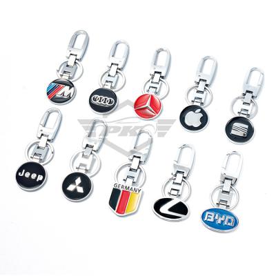 China Customized High Quality Personalized Fashion Metal Automotive Brand Shape Decoration Key Chain Zinc Alloy Accessories for sale