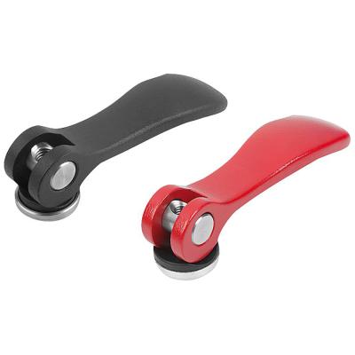 China Eclectic cam levers with plastic handle with internal and external thread, steel/aluminum stainless steel for sale