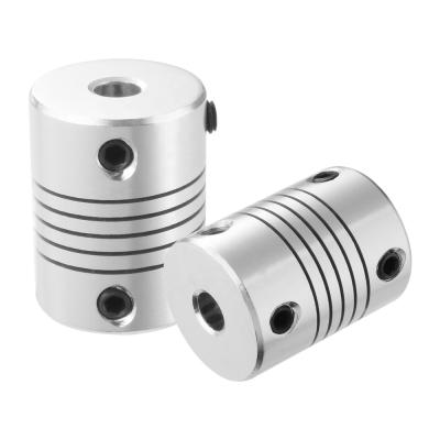 China Garment Shops Manufacturer OEM Precision Coupling CNC Machining Stainless Steel Stepper Motor Shaft Coupler Motor Shafts Coupling for sale