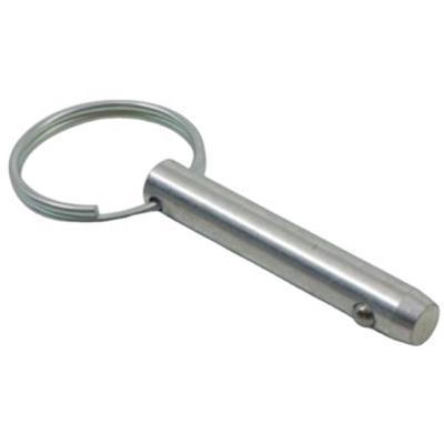 China Index Collar CNC Machining Stainless Steel Trigger Pin Ring Handle With Spring-Loaded Balls for sale