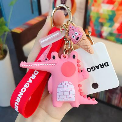 China With Key Chain Ring Drip Doll Fashionable Pendant Accessories Key Chain Hedgehog Crocodile Keychain Cartoon Creative Gift Key chian for sale