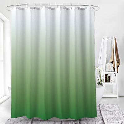 China Sustainable Korean Style Simplicity Colorful HECION Four Season Use Bathroom Set 3D Printing Bath Shower Curtain For Bathroom for sale