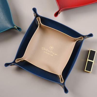 China HECION Modern Leather Storage Box Car Drawer Box Living Room Bathroom Tissue Bag Tissue Box for Living Room Dining Room Hotel for sale