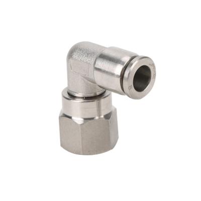 China Auto Control Wire Right Angle Internal Quick Connector Pneumatic Connector for sale