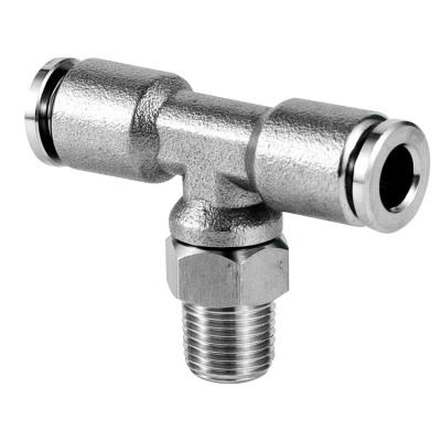 China Automatic Control 8mm Stainless Steel Threaded Three Way Pneumatic Seal for sale