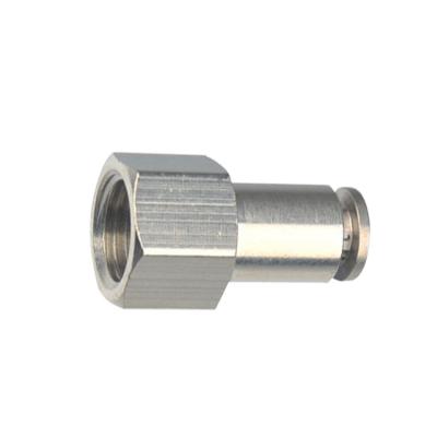 China Automatic Control 10mm Brass Internal Wire Plug Pneumatic Direct Quick Connector for sale