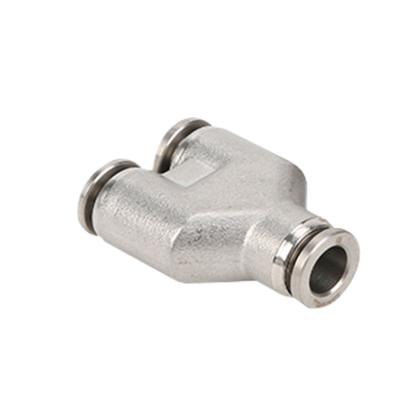 China Auto Control 8mm Pneumatic Tee Quick Connector for sale