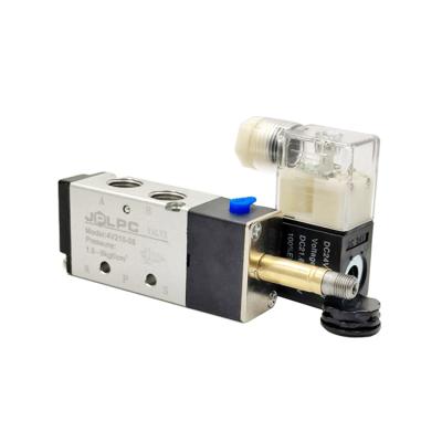 China 4V310-10 PNEUMATIC solenoid valve 4V210-08 solenoid automatic control five-way solenoid directional two-position control valve, support OEM for sale