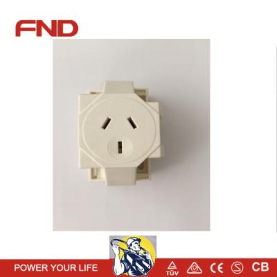 China NEW residential/general purpose type 413QC 10A 250V surface socket passed SAA for cable 1.0~2.5mm2 for sale