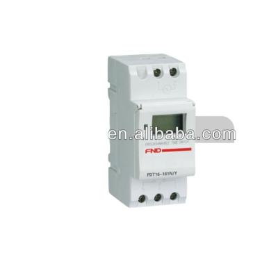 China Industrial Weekly Timer Switch Industrial LCD Digital DIN Rail Program Time Switch for sale