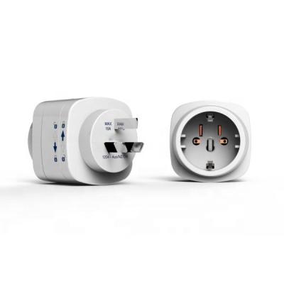 China Commercial Germany Schuko Plug to Australia Plug Travel Adapter with 5V 2.1A Charger, Dual USB USB Port for sale