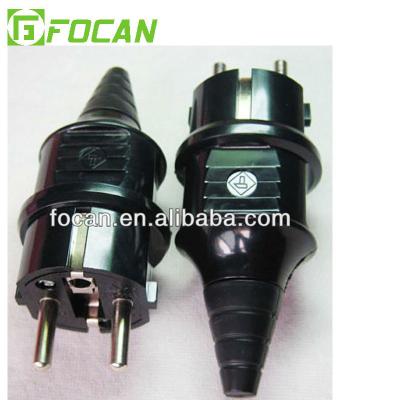 China Europe ac and power 2pins AC plug socket and EU 16A waterproof adapter for France and Germany FC-18802 for sale