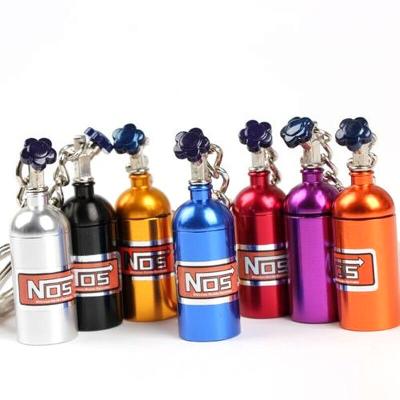 China Nitrogen Bottle Fashion Master Chain Master Gift No. Promotion Gift 3D Fashion Metal Key Ring Car Holder Key Chain Turbo for sale