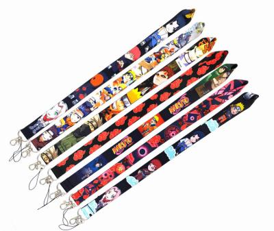 China Nonprofit Akatsuki Animation Lanyard with ID Key, Rope Wallet Style Nylon Shoulder Strap, Key Chain, Lanyard, Gift for sale