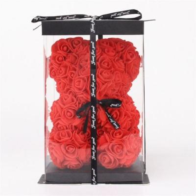 China Valentine Gift 2022 Hot Selling Most Affordable Valentine's Day Rose Bear With XL Gift Box for sale