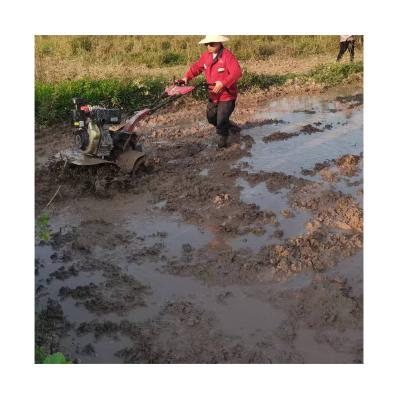 China Home 75 KG Newly-designed Gasoline Engine Four-wheel Drive Mini Power Tiller Cultivator for sale