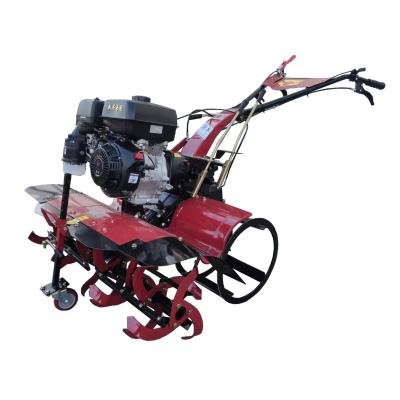 China 177F Gasoline Engine All Gear Transmission Four-Wheel Drive Mini Power Tiller Cultivator for sale