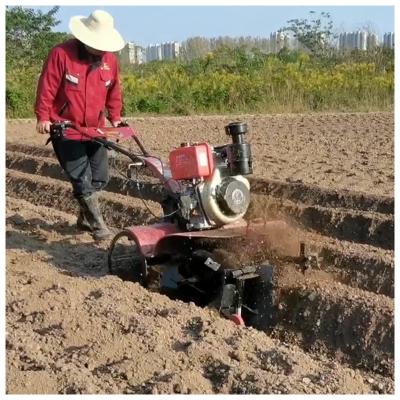 China Multi-function 178F Gasoline Four-Wheel Drive Power Tiller for Labor-saving Operation for sale