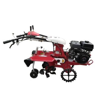 China Vielseitiges Vierradantrieb 177F Benzinmotor Obstgarten Mini Power Tiller Kultivator zu verkaufen