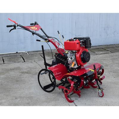 China Gasoline Power Type 186F 192F Heavy Mini Power Tiller For Hard Land High Safety Level for sale