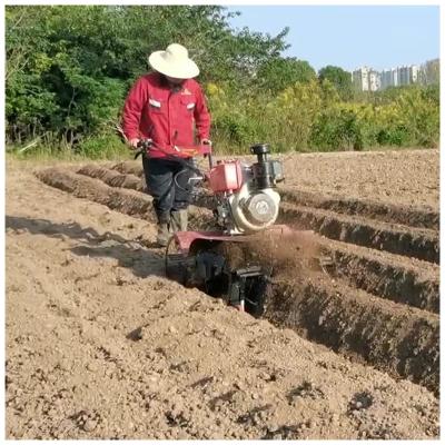 China 1100*1050*980mm Farm Cultivator Safety Powerful 178F/186F Diesel Engine Mini Rotary Tiller for sale