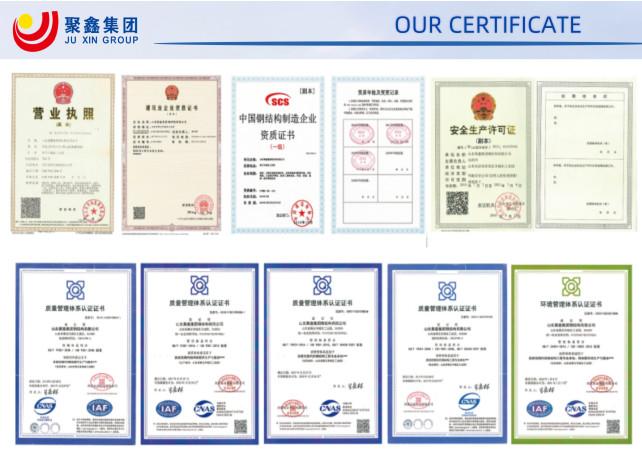 Fornecedor verificado da China - Shandong Juxin Steel Structure Co., ltd