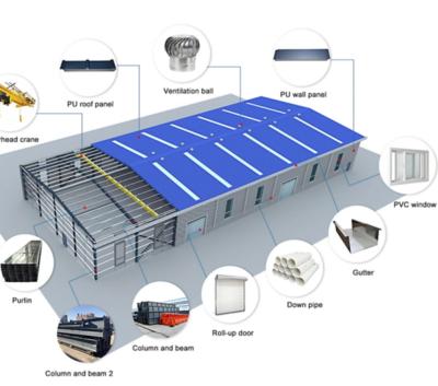 China Q235 Multi Storey Steel Structure Industrial Warehouse Anti Seismic for sale