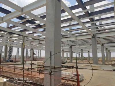 China Low Cost Easy Installation Prefab Prefabricated Steel Structural Frame Industrial Workshop For Furniture Industry for sale