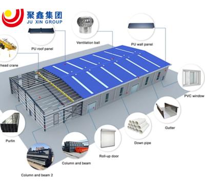 China Versatile Prefab Warehouse Building Chicken Shed / Broiler Chicken House for sale