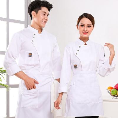 China restaurant & bar restaurant & Bar chef uniform for restaurant and bar chef coat cooking chef top jacket specializing in production and wholesales for sale