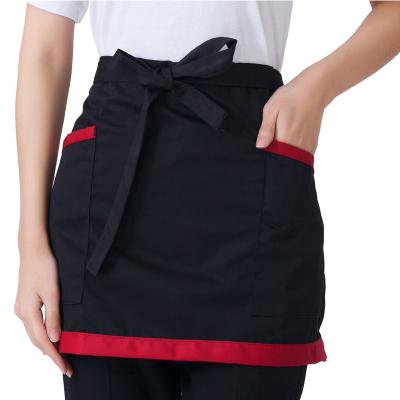 China Cheap Cleaning Fashion Cooking Promotional Half Kitchen Bar Use Bust Apron Wholesale Empty Aprons for sale