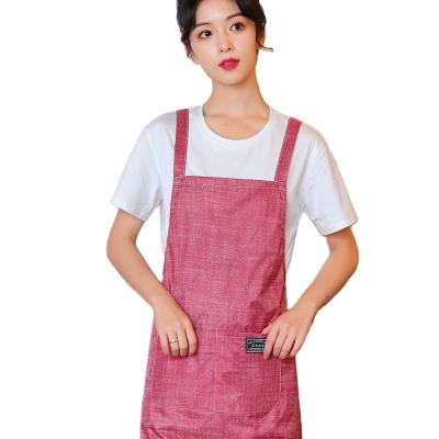 China Tidy Up/Storage Logo Cotton Polyester Cafe Bartender Custom Made High Quality Tidy Up/Storage Apron To Customize Waterproof Chef Apron Kitchen Aprons for sale