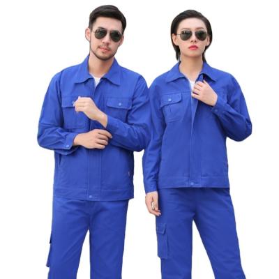 China Wholesale Plus Size Plus Size Work Clothes Cotton Factory Direct Selling Long Sleeve Uniform Sheer Custom Logo Work Clothes for sale