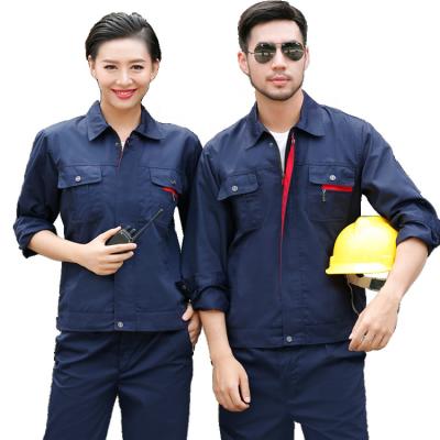 China Plus size plus size workwear working uniforms with uniform jacket or worker construction worker locomotive repair uniform for sale